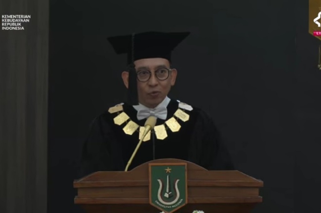 Fadli Zon Dikukuhkan Jadi Profesor Kehormatan, Gaungkan Indonesia Pusat Peradaban Dunia