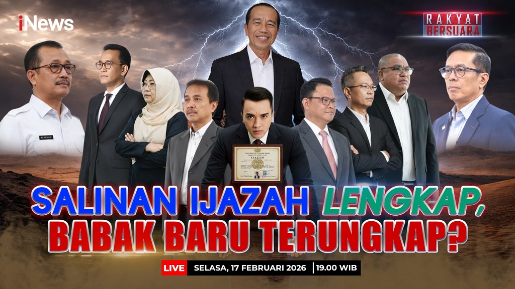 Jangan Lewatkan Rakyat Bersuara: Salinan Ijazah Lengkap, Babak Baru Terungkap? Hanya di iNews