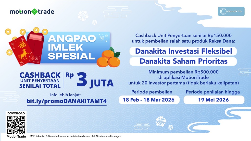 Rayakan Imlek dengan Investasi dalam Promo Angpao Imlek Spesial dari Ciptadana AM di Aplikasi MotionTrade!