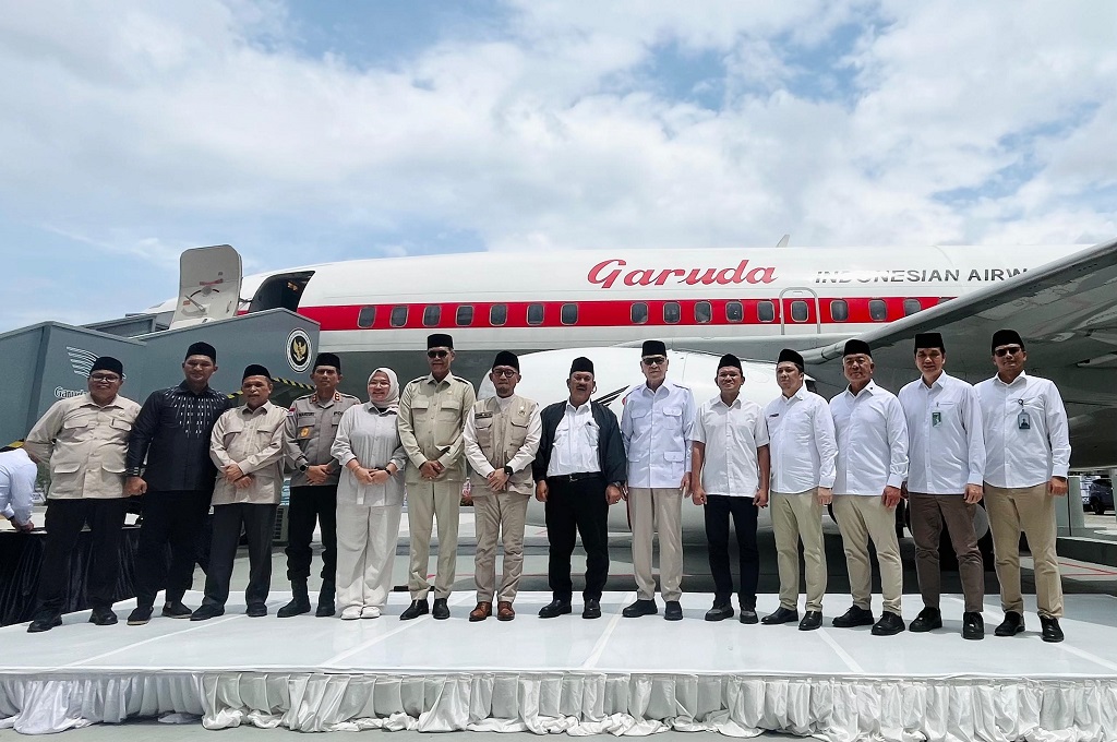 Garuda Indonesia Hibahkan Pesawat ke Aceh, Calon Jemaah Haji Bisa Latihan Boarding