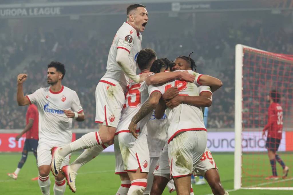 Hasil Liga Europa: Calvin Verdonk Cadangan, Lille Dibungkam Red Star Belgrade
