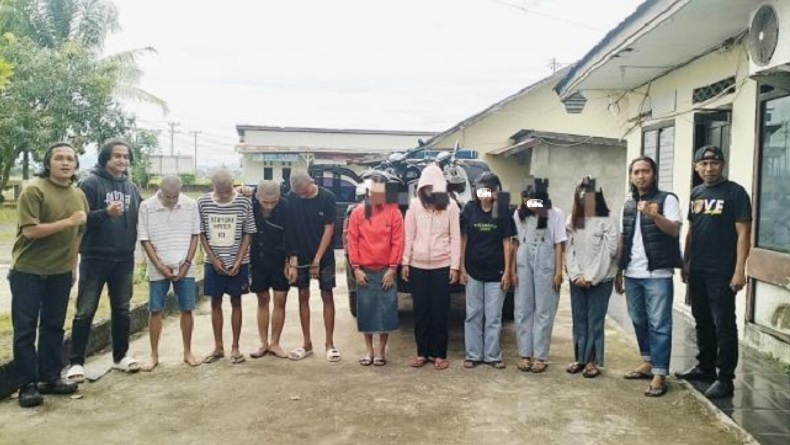 9 Orang Ditangkap terkait Penyerangan di Kafe Wonomulyo Polman