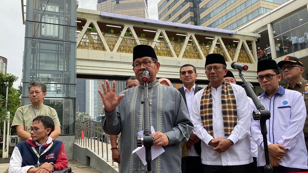 Pramono Resmikan Revitalisasi JPO Sarinah, Kini Ramah Disabilitas dan Lansia