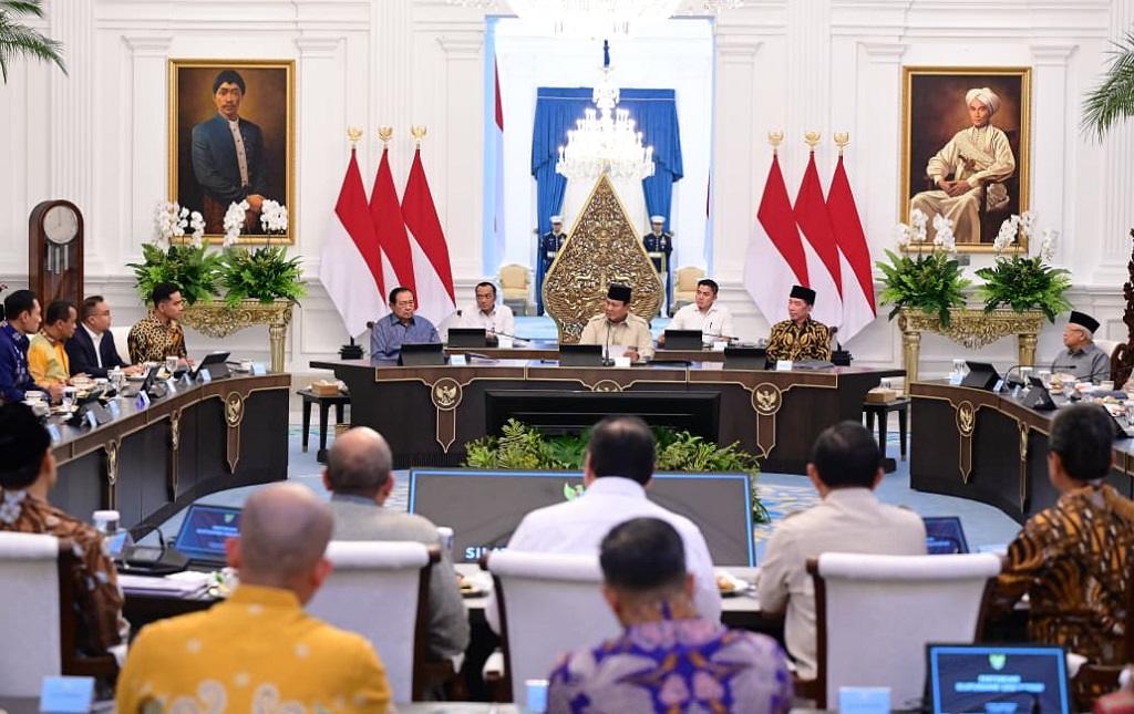 Momen Prabowo Makan Malam Kebangsaan Bareng Mantan Presiden hingga Ketum Parpol