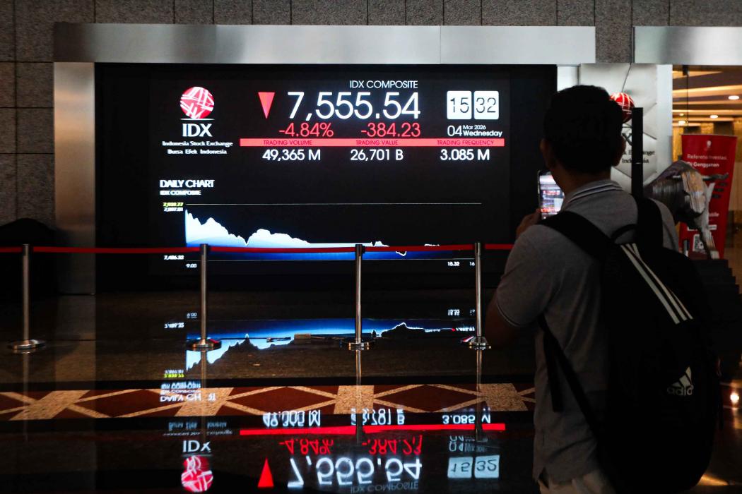 IHSG Hari Ini Ditutup Anjlok 4,11 Persen, Tinggalkan Level 6.000