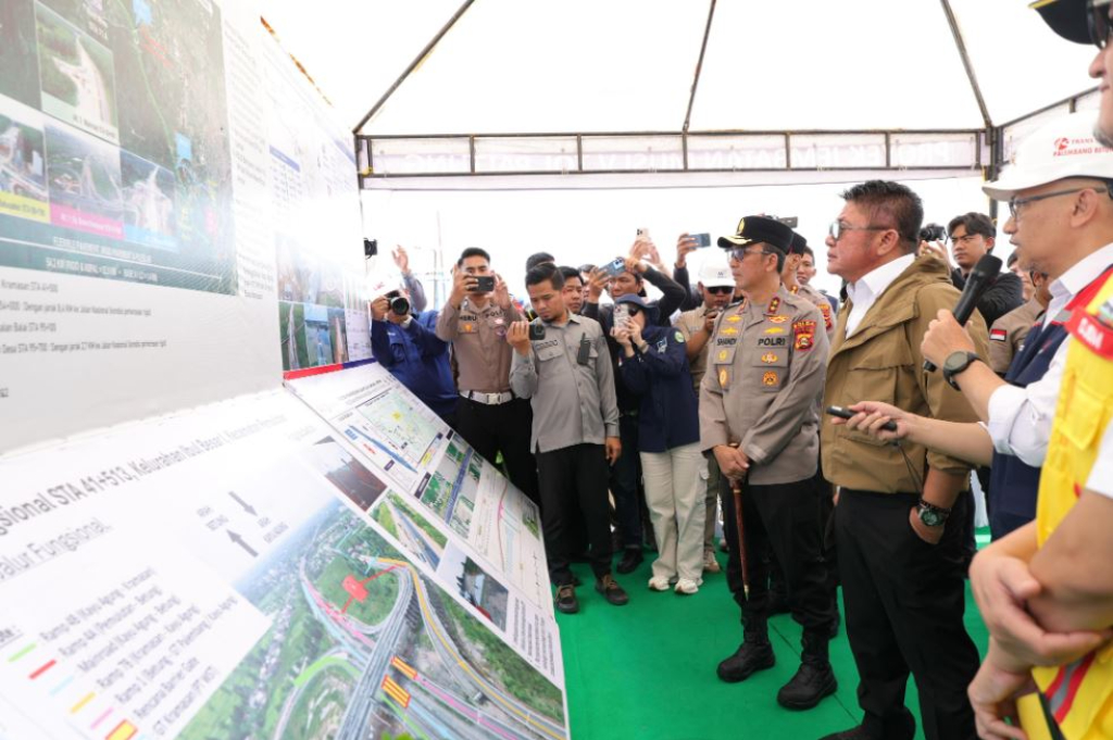 Mudik Lebaran 2026, Kapolda Sumsel Pastikan Tol Kapal Betung Siap Dilalui Pemudik