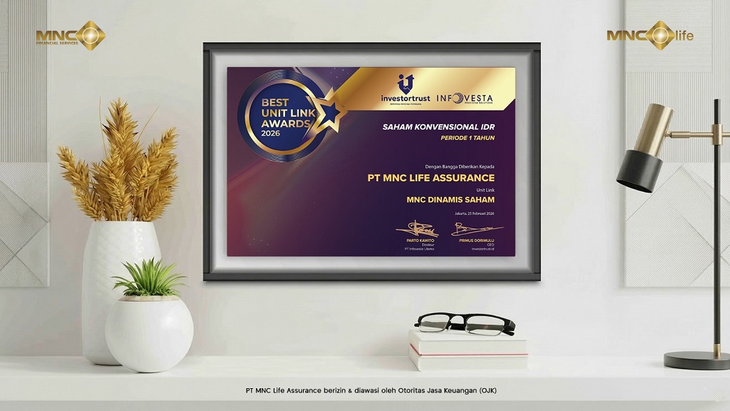MNC Life Raih Penghargaan Best Unit Link Awards 2026 dari Investortrust–Infovesta