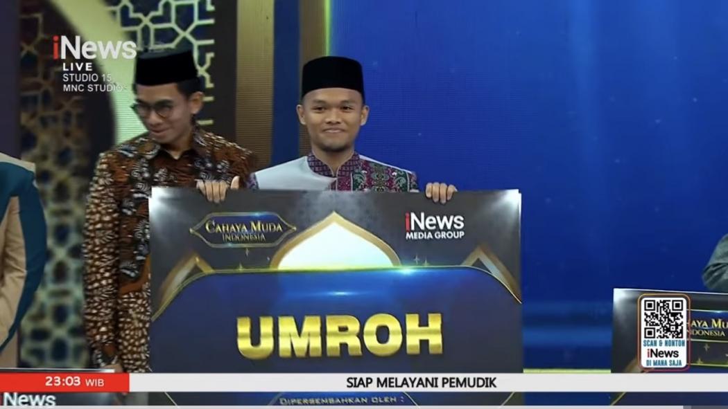 MasyaAllah, Sulthon asal Sarolangun Jadi Pemenang Cahaya Muda Indonesia