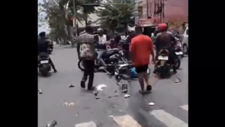 Viral Aksi Berani Pemotor Emak-Emak di Medan, Kejar dan Tabrak 2 Penjambret Gelang Emas