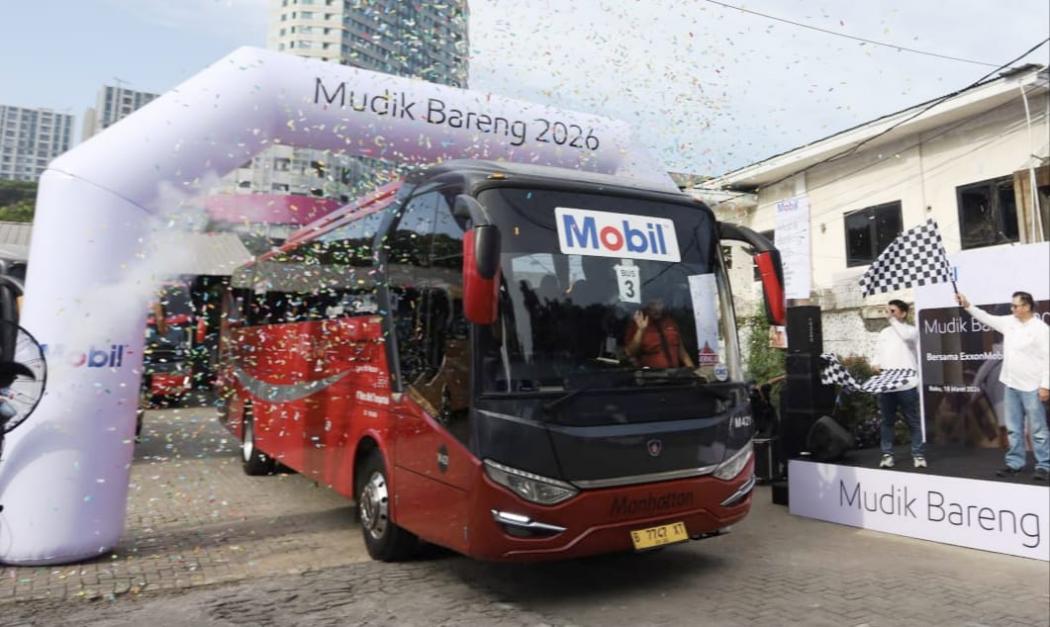 Mudik Aman, Puluhan Mekanik Pulang Kampung Gunakan Bus