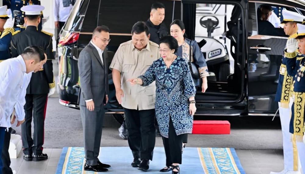 Prabowo Terima Megawati di Istana: Silaturahmi Antarpemimpin Bangsa