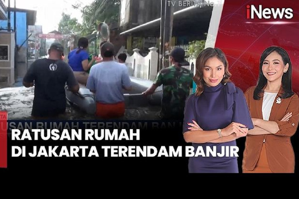 Ratusan Rumah di Jakarta Terendam Banjir saat Lebaran