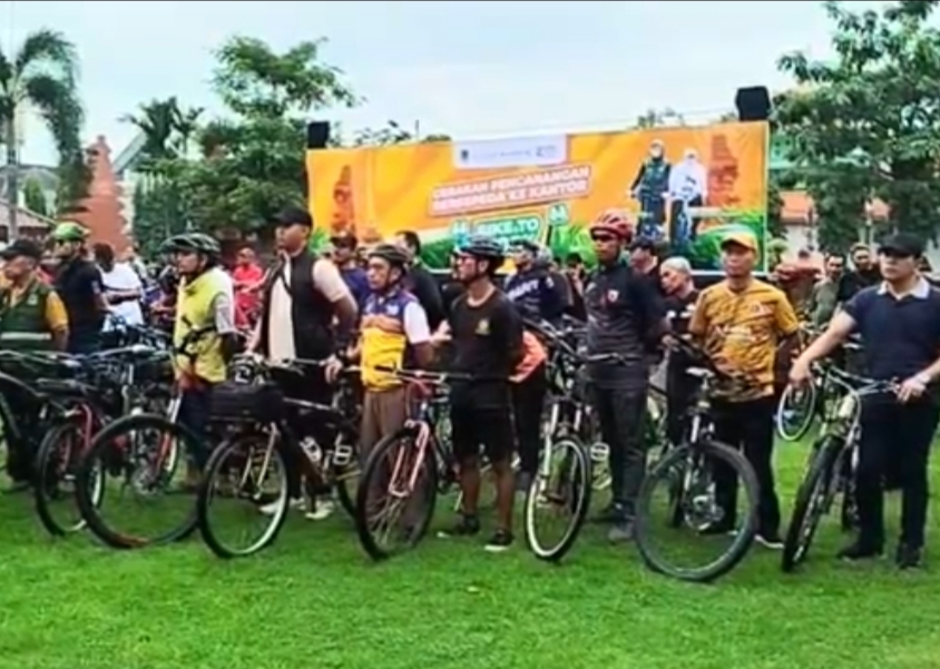 Hemat BBM, Wali Kota Mojokerto Wajibkan Seluruh ASN Pakai Sepeda tiap Jumat