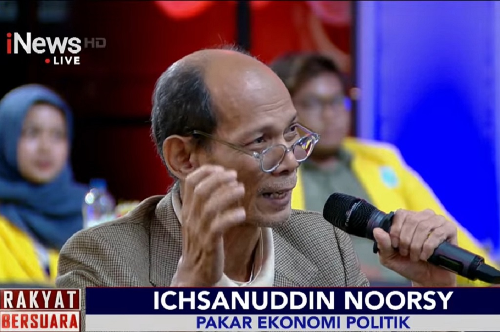Ichsanuddin Noorsy Blak-blakan Ekonomi RI Mulai Bergejolak, Ungkap Tanda-Tandanya