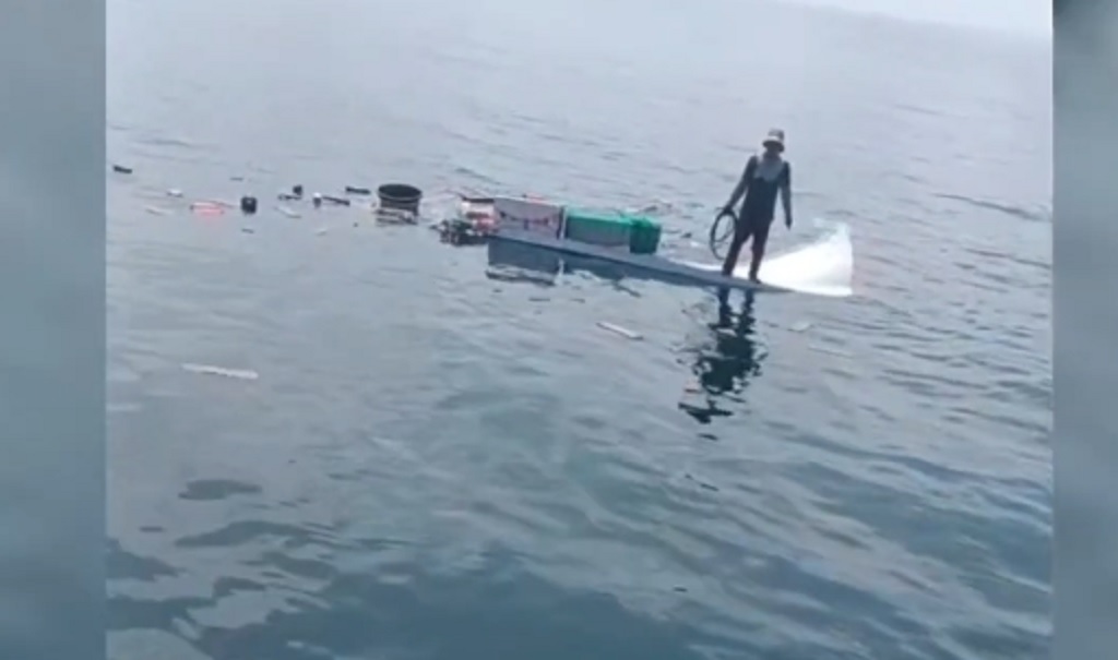 Kecelakaan Laut di Sumenep, Perahu Mogok Hancur Ditabrak Kapal Penumpang