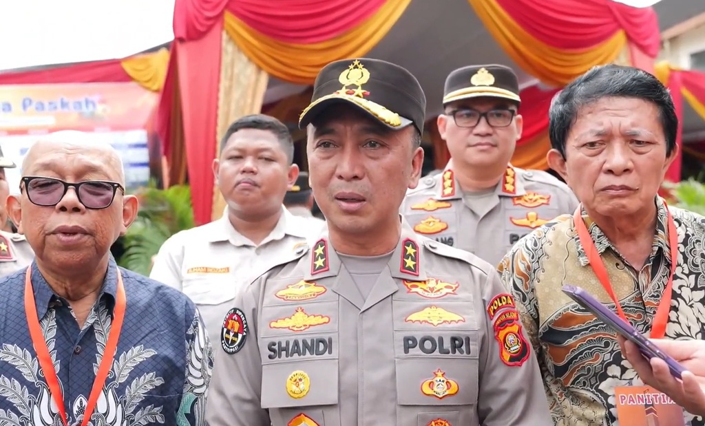 Kapolda Sumsel Tinjau Pengamanan Paskah di Gereja Santo Yoseph, Pastikan Ibadah Berjalan Aman dan Tertib