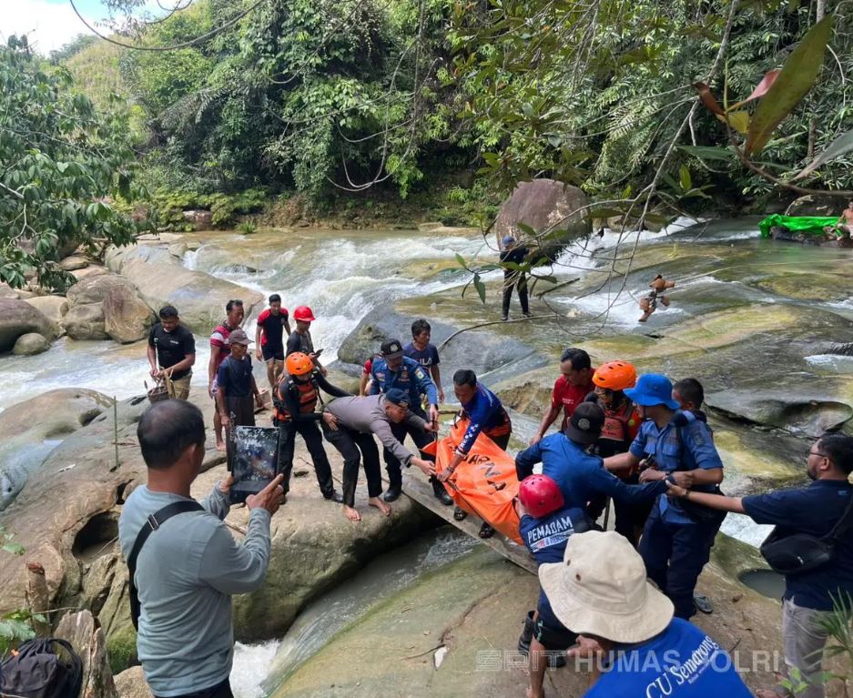 Tragis! Remaja Hilang Terseret Arus di Wisata Alam Riam Landau Ditemukan Meninggal