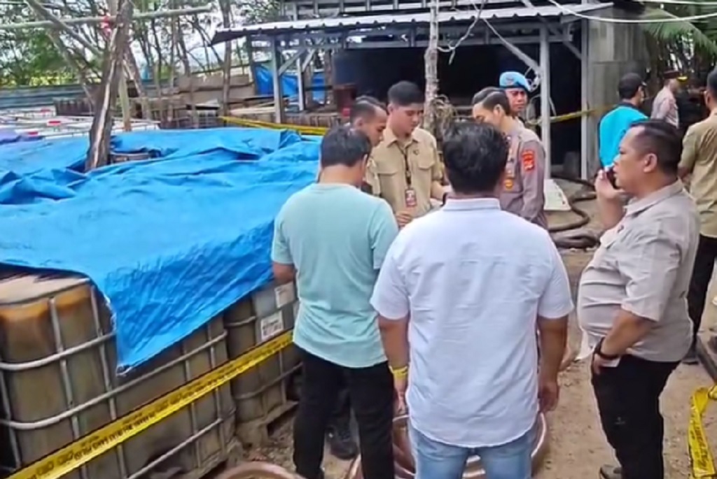 Polisi Bongkar Mafia BBM Ilegal di Pesawaran Lampung, 203 Ton Solar Disita
