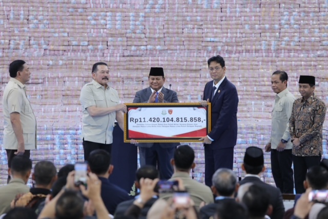 Satgas PKH Setorkan Rp11,4 Triliun dan Penguasaan Kembali Kawasan Hutan ke Negara