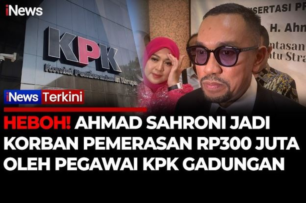 Ahmad Sahroni Diperas Pegawai KPK Gadungan Rp300 Juta, 4 Pelaku Ditangkap