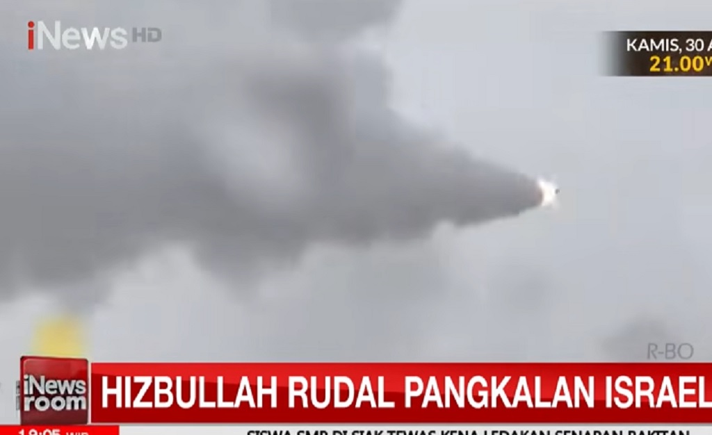 Hizbullah Hujani Israel dengan Rudal Peledak Tinggi