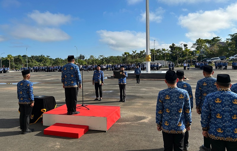 Hari Kesadaran Nasional, Pemkab Kotabaru Tekankan Optimalisasi Penyerapan Anggaran