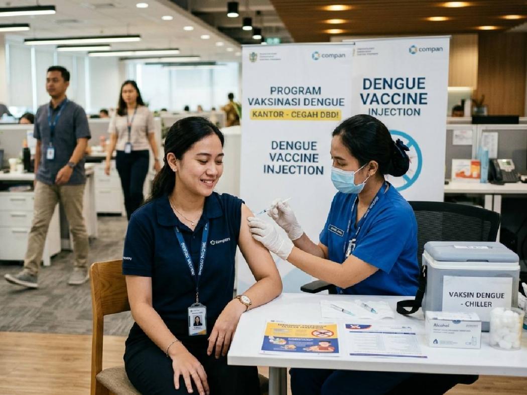 Dokter Anjurkan Pekerja Terima Vaksin Dengue, Ini Alasannya!
