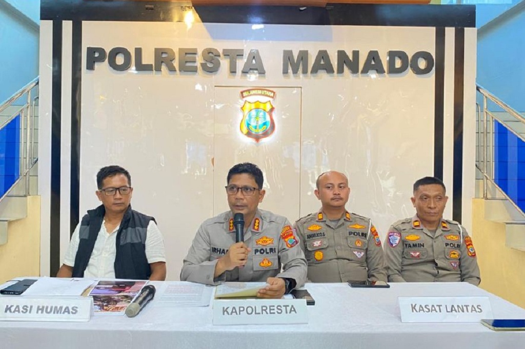 Oknum Polisi Tersangka Tabrak Lari di Manado Dipatsus, Terancam 6 Tahun Penjara
