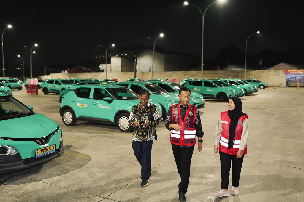 Sidak Pool Taksi Green SM di Bekasi, Kemenhub Pastikan Sistem Keselamatan sesuai Ketentuan