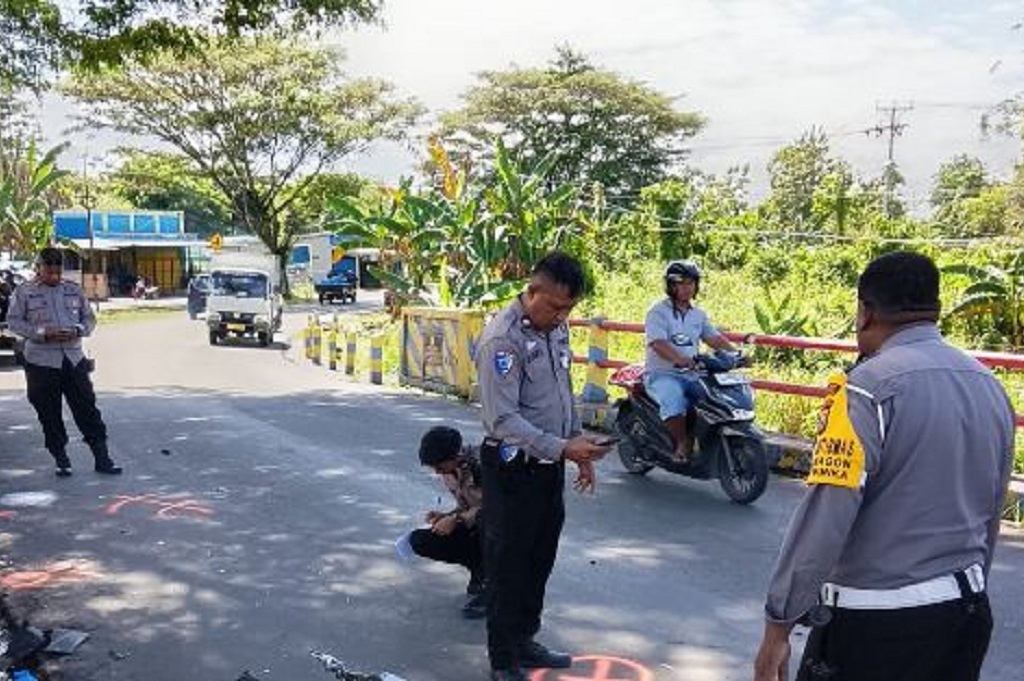 Kecelakaan Maut 2 Motor Tabrakan di Mapurujaya Mimika, 2 Orang Tewas