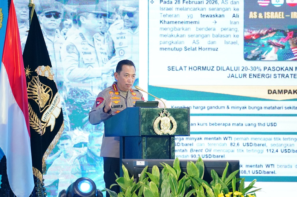 Kapolri Hadiri Rakernis Reskrim, Minta Jajaran Prioritaskan Rasa Aman dan Keadilan