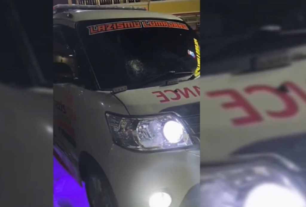 Aksi Teror Pelemparan Batu di Lumajang Sasar Ambulans dan Minibus, Sopir Terluka 