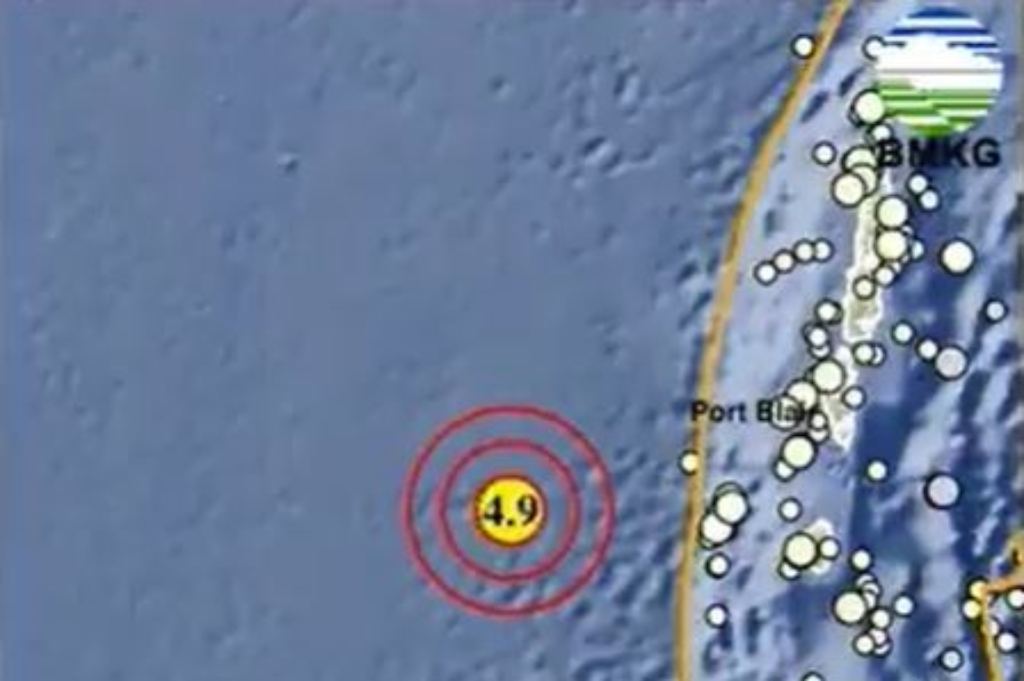 Gempa Hari Ini Magnitudo 4,9 Guncang Sabang Aceh