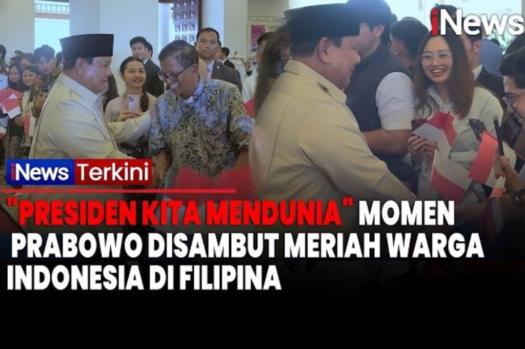 Prabowo Disambut Meriah di Cebu Filipina, Diaspora Indonesia: Presiden Kita Mendunia