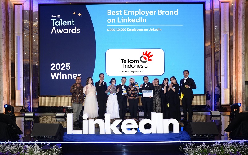 TelkomGroup Raih 2 Penghargaan Bergengsi di LinkedIn Talent Awards 2025