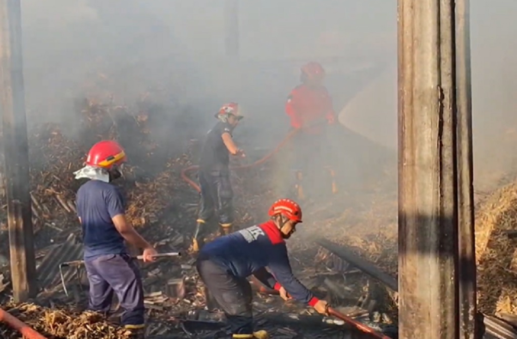 Pabrik Gula di Tulungagung Terbakar, 2 Ton Gula Siap Jual Ludes Jadi Arang