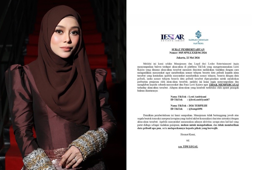 Lesti Kejora Murka Namanya Dicatut Penipu, Publik Diingatkan Jangan Sebar Data Pribadi