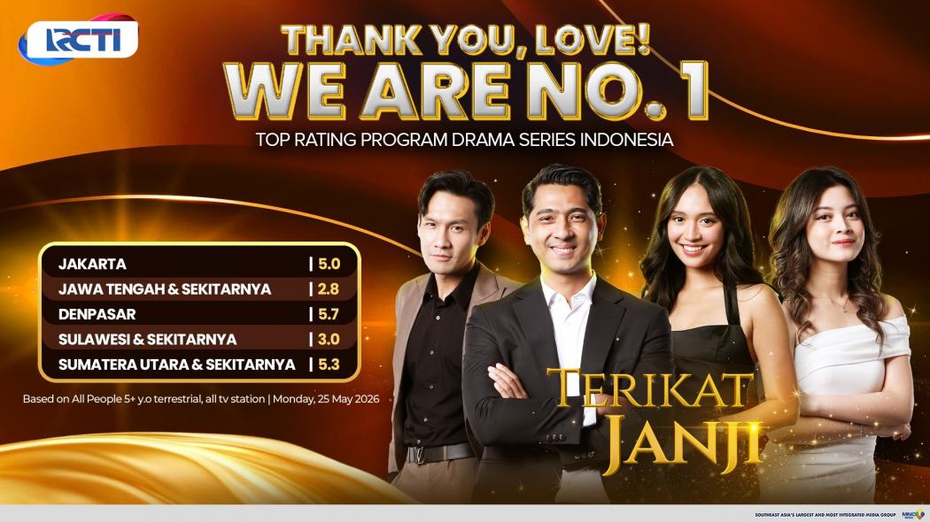 Viral di Mana-Mana, Terikat Janji Duduki Posisi No 1 Drama Series Indonesia