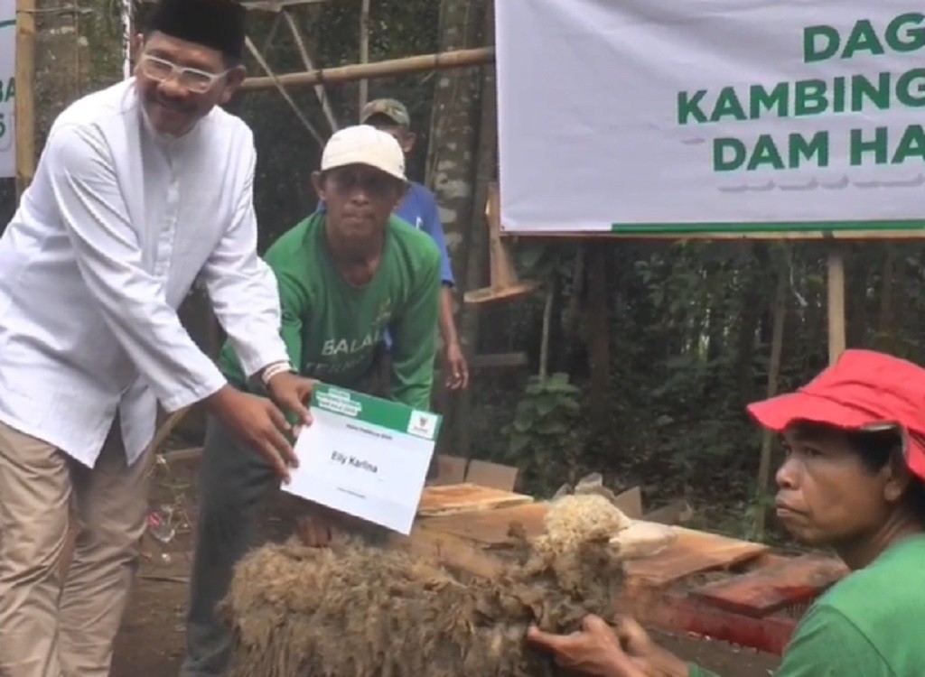Baznas Salurkan 50 Ekor Kambing Kurban Dam Haji di Pemalang