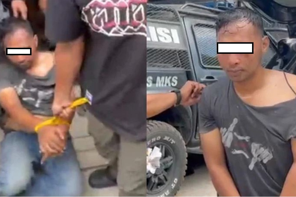 Pria di Makassar Babak Belur Dihajar Massa, Diduga Hendak Curi Motor Warga