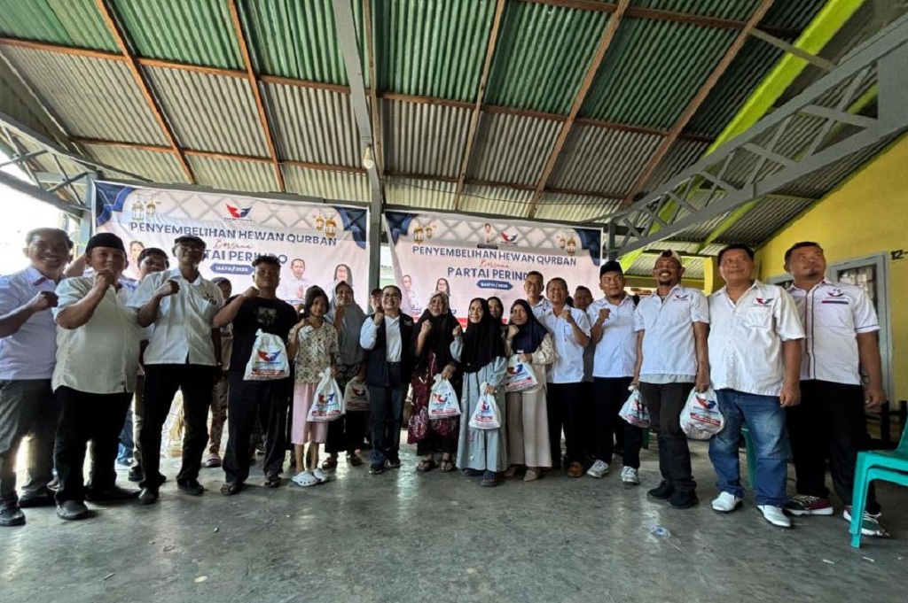 Perindo Sumut Salurkan 41 Hewan Kurban Serentak di 33 Kabupaten Kota, Perkuat Kepedulian Sosial