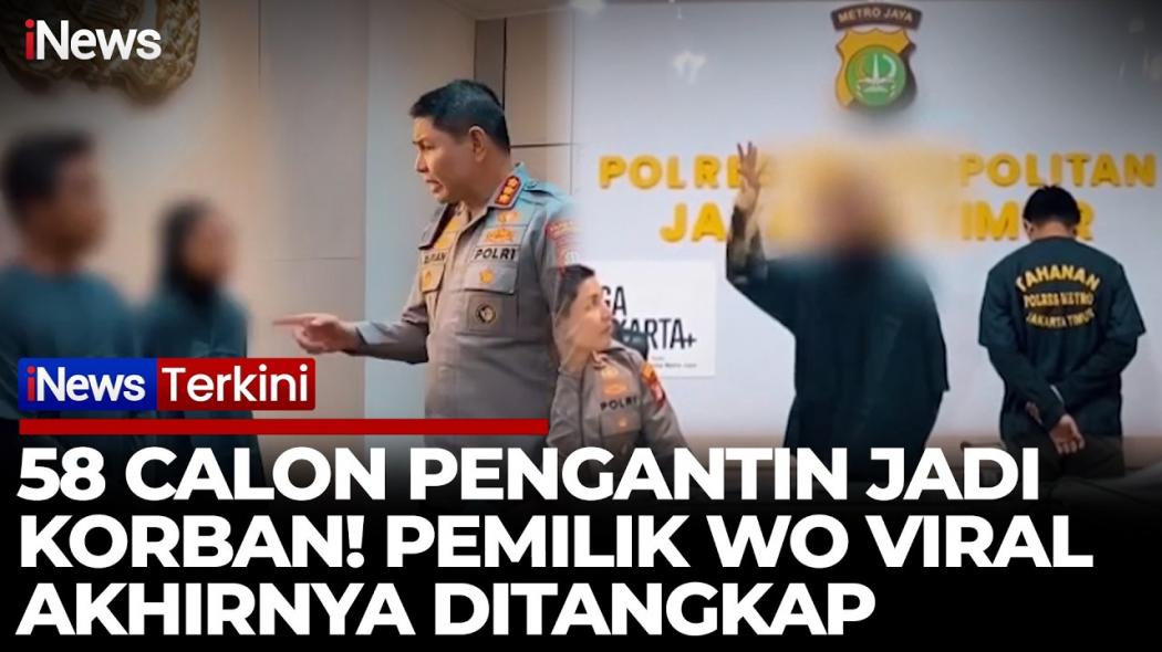 Tipu 58 Calon Pengantin hingga Rp2,6 Miliar, Pasutri Pemilik WO Marwah Jadi Tersangka