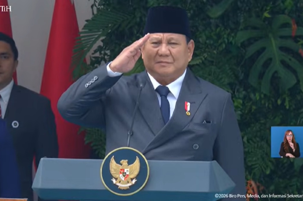 Presiden Prabowo Pimpin Upacara Peringatan Hari Lahir Pancasila