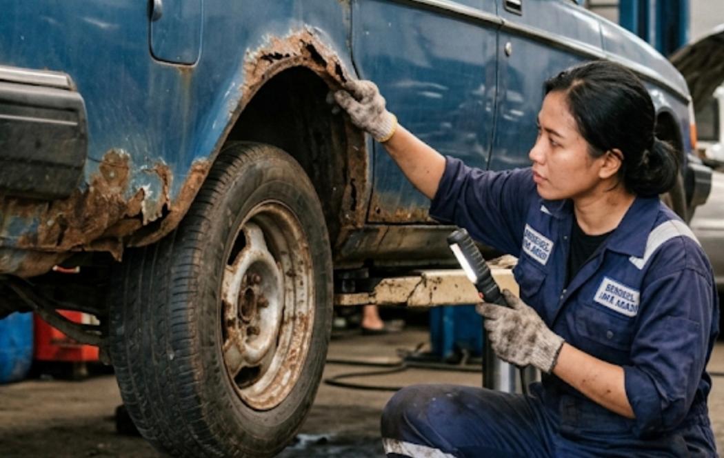 Cara Mencegah Karat pada Bodi Mobil, Jangan Abaikan Area Tersembunyi