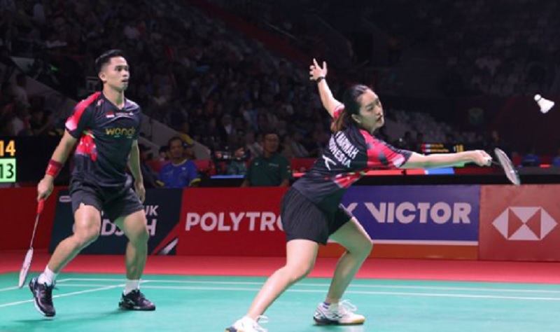 Langkah Amri/Nita Terhenti di 16 Besar Indonesia Open 2026, Unggulan China Terlalu Tangguh