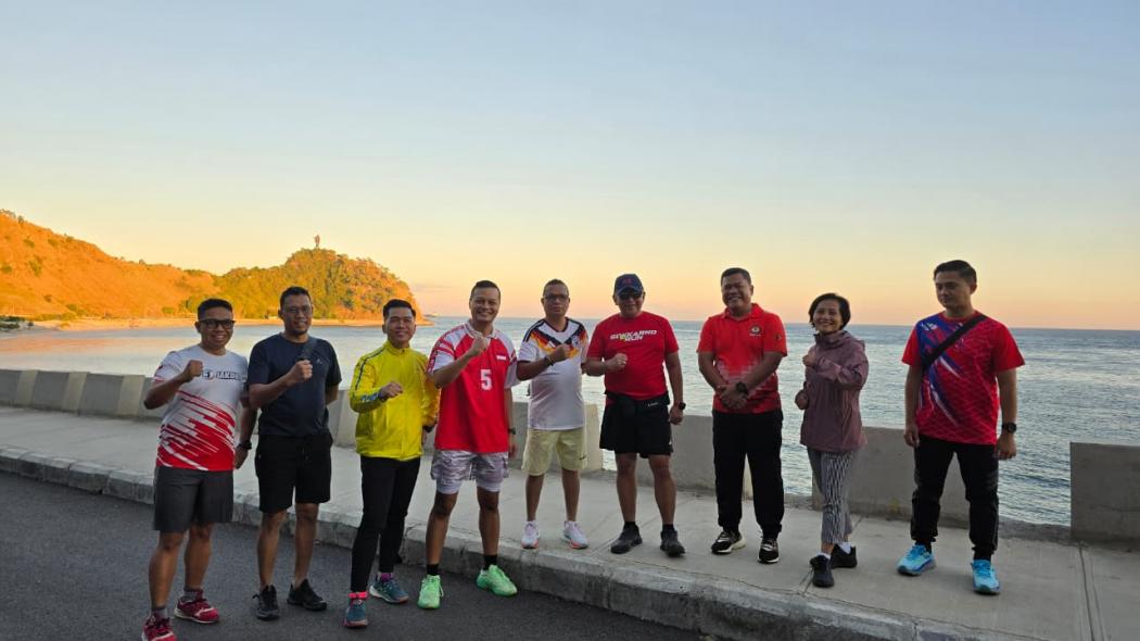 Soekarno Run Hadir di Pantai Cristo Rei Jelang Agenda Indonesia–Timor Leste