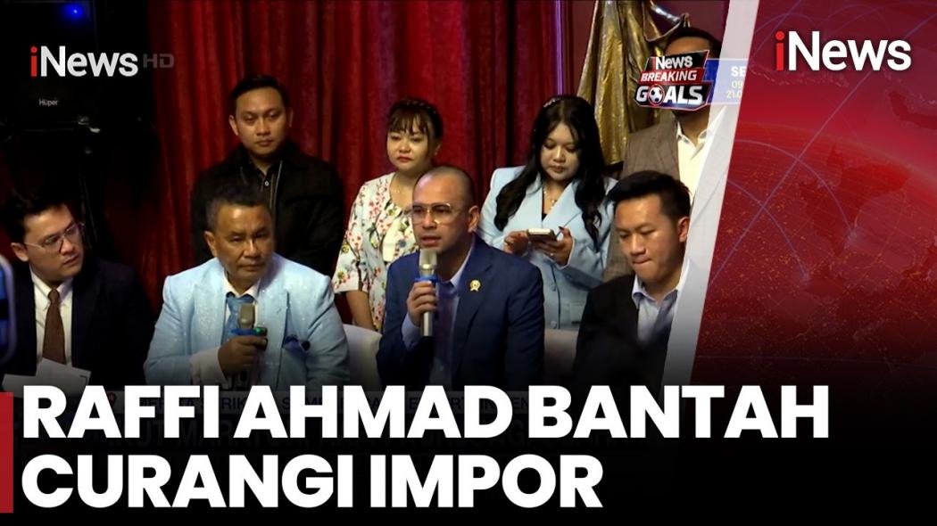 Didampingi Hotman Paris, Raffi Ahmad Klarifikasi Isu Suap Korupsi Bea Cukai