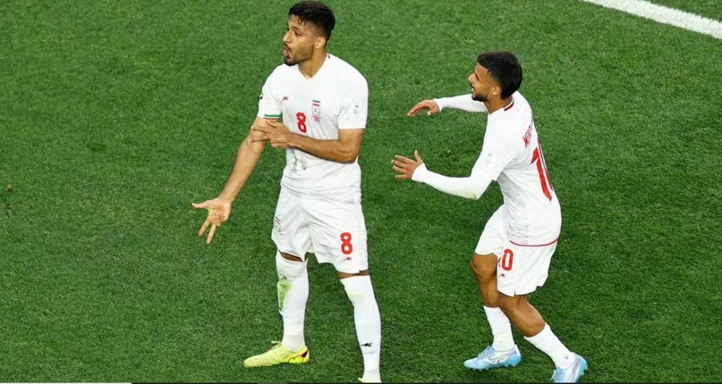 Selebrasi Senjata Pemain Iran Mohammad Mohebi Jadi Sorotan Dunia, Apa Maknanya?