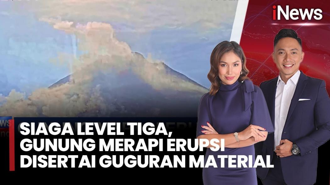 Gunung Merapi Siaga, 3 Kali Erupsi dan 155 Guguran Material Terjadi dalam Sehari