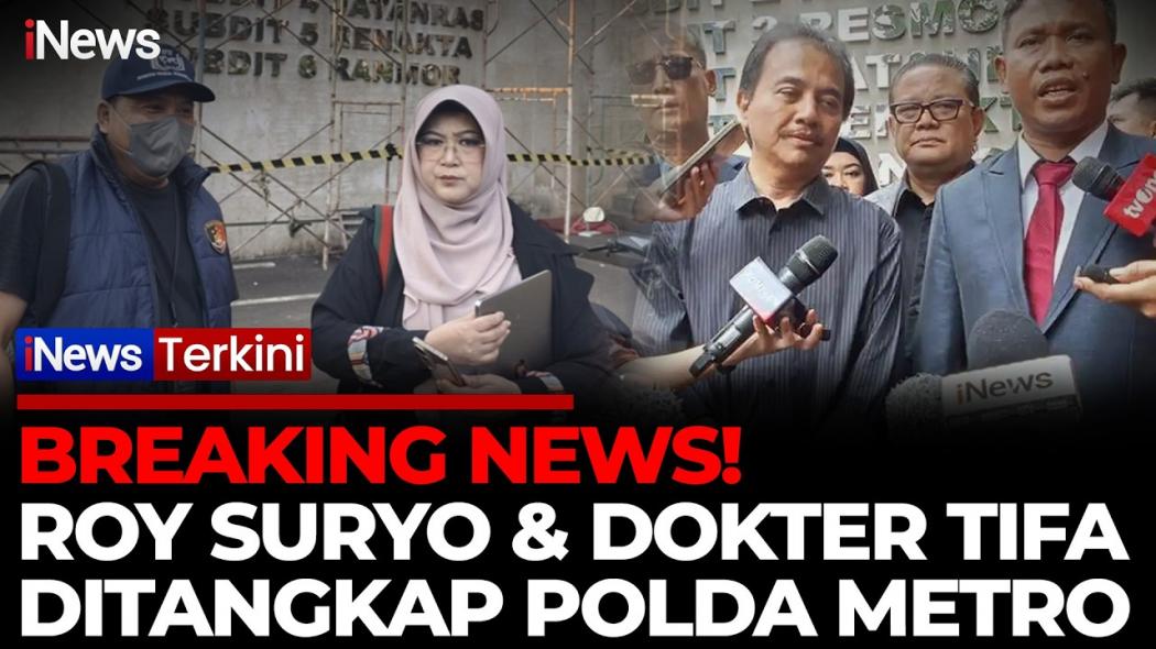 Breaking News: Roy Suryo dan Dokter Tifa Ditangkap Penyidik Polda Metro Jaya